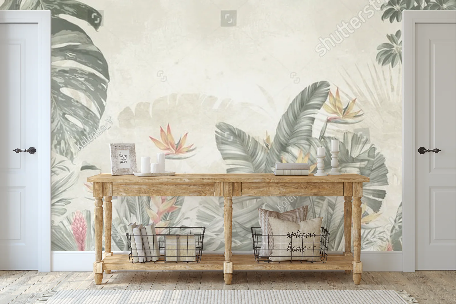 Tropikalna elegancja w pastelowych odcieniach