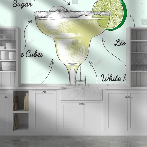 Kolorowy koktajl Daiquiri w letnich odcieniach