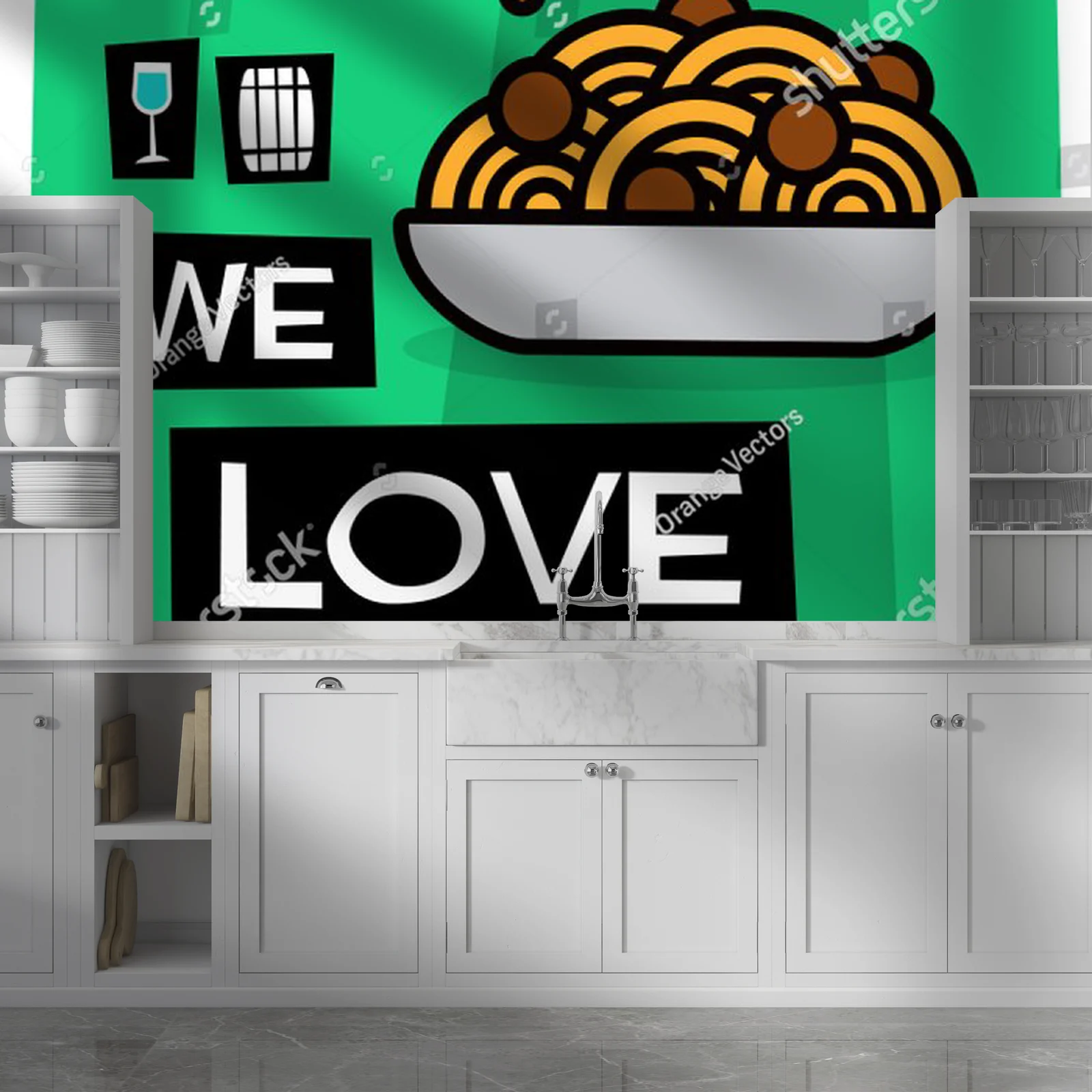 Retro Pasta: Artystyczna kompozycja kulinarnej pasji