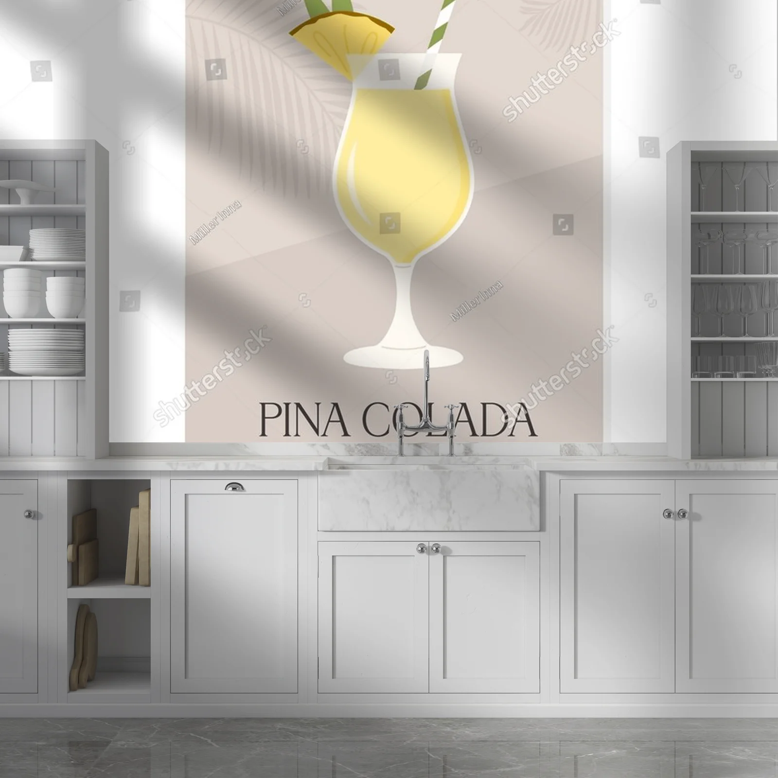 Letnie chwile z tropikalnym koktajlem Pina Colada