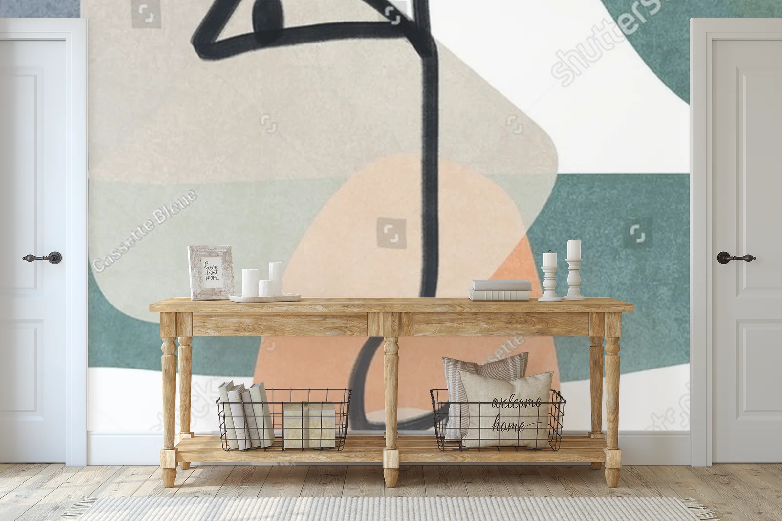 Elegancka sylwetka w minimalistycznym stylu