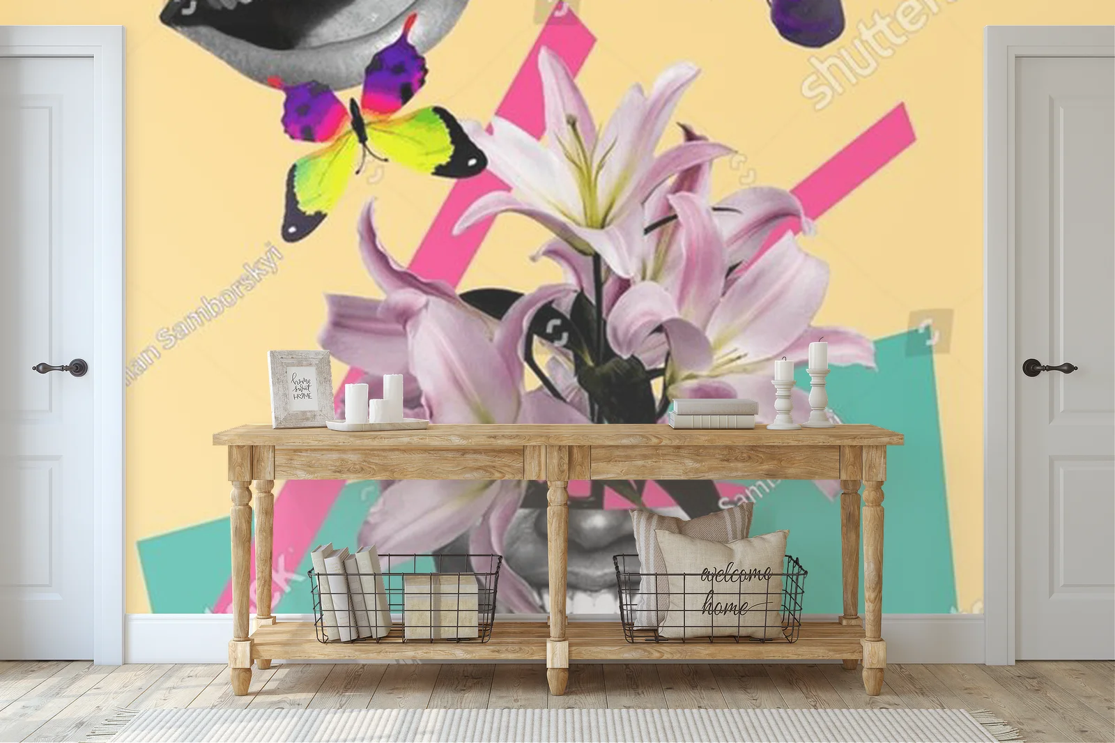 Abstrakcyjne piękno w pastelowych odcieniach