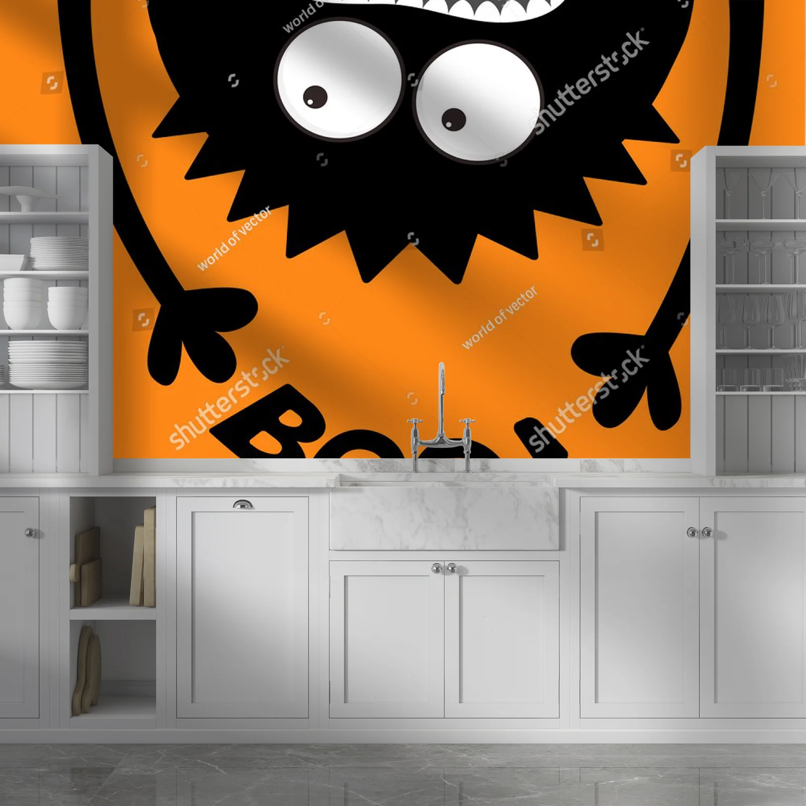 Urocze potwory w radosnej Halloweenowej atmosferze