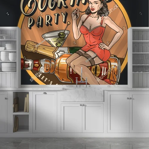 Kolorowy vintage w klimacie cocktail party