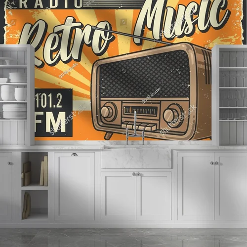 Kolorowe retro radio - nostalgiczne brzmienie lat 70.