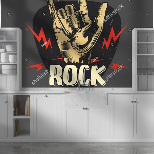 Urok retro rocka w artystycznej kompozycji