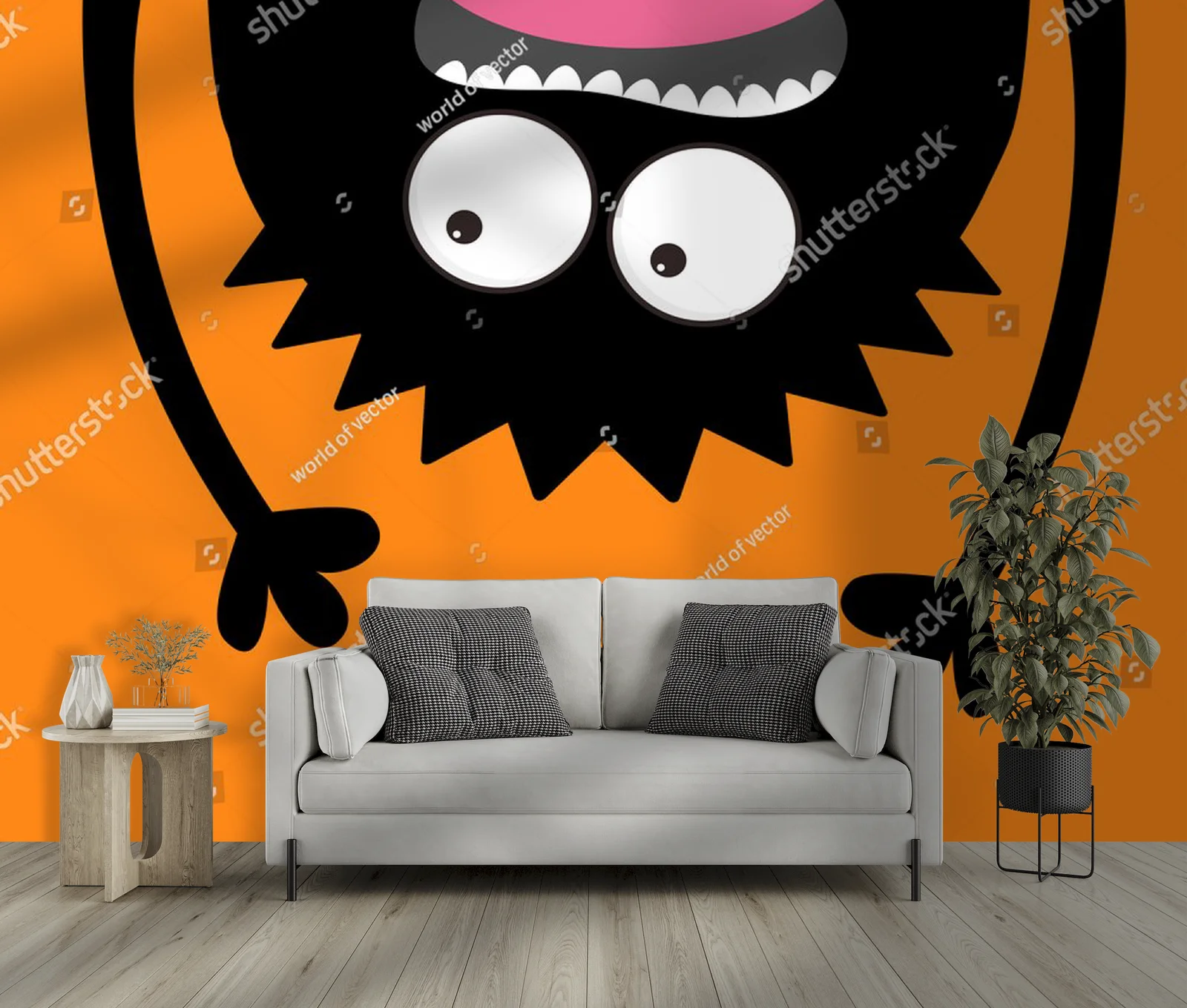 Urocze potwory w radosnej Halloweenowej atmosferze