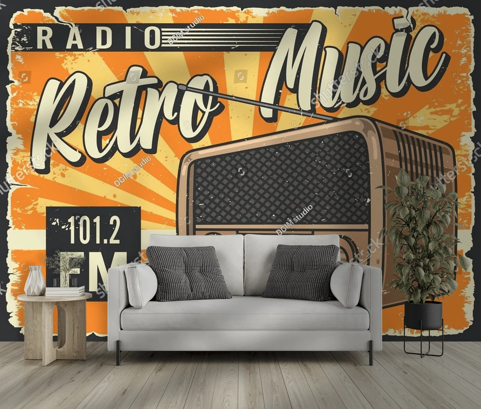 Kolorowe retro radio - nostalgiczne brzmienie lat 70.
