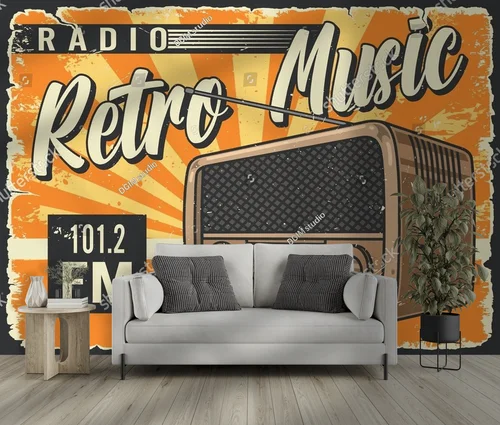 Kolorowe retro radio - nostalgiczne brzmienie lat 70.