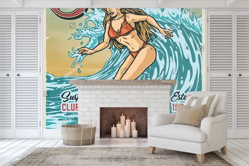 Wspomnienie plażowego raju w vintage stylu