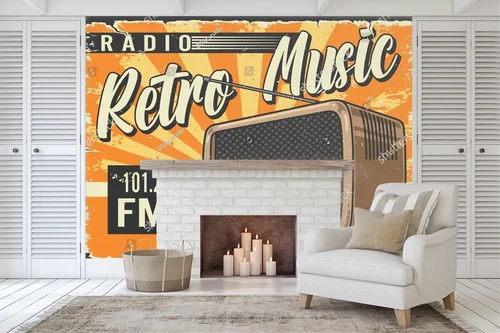 Kolorowe retro radio - nostalgiczne brzmienie lat 70.