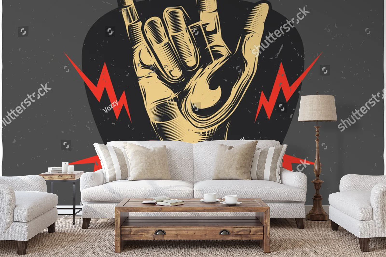 Urok retro rocka w artystycznej kompozycji