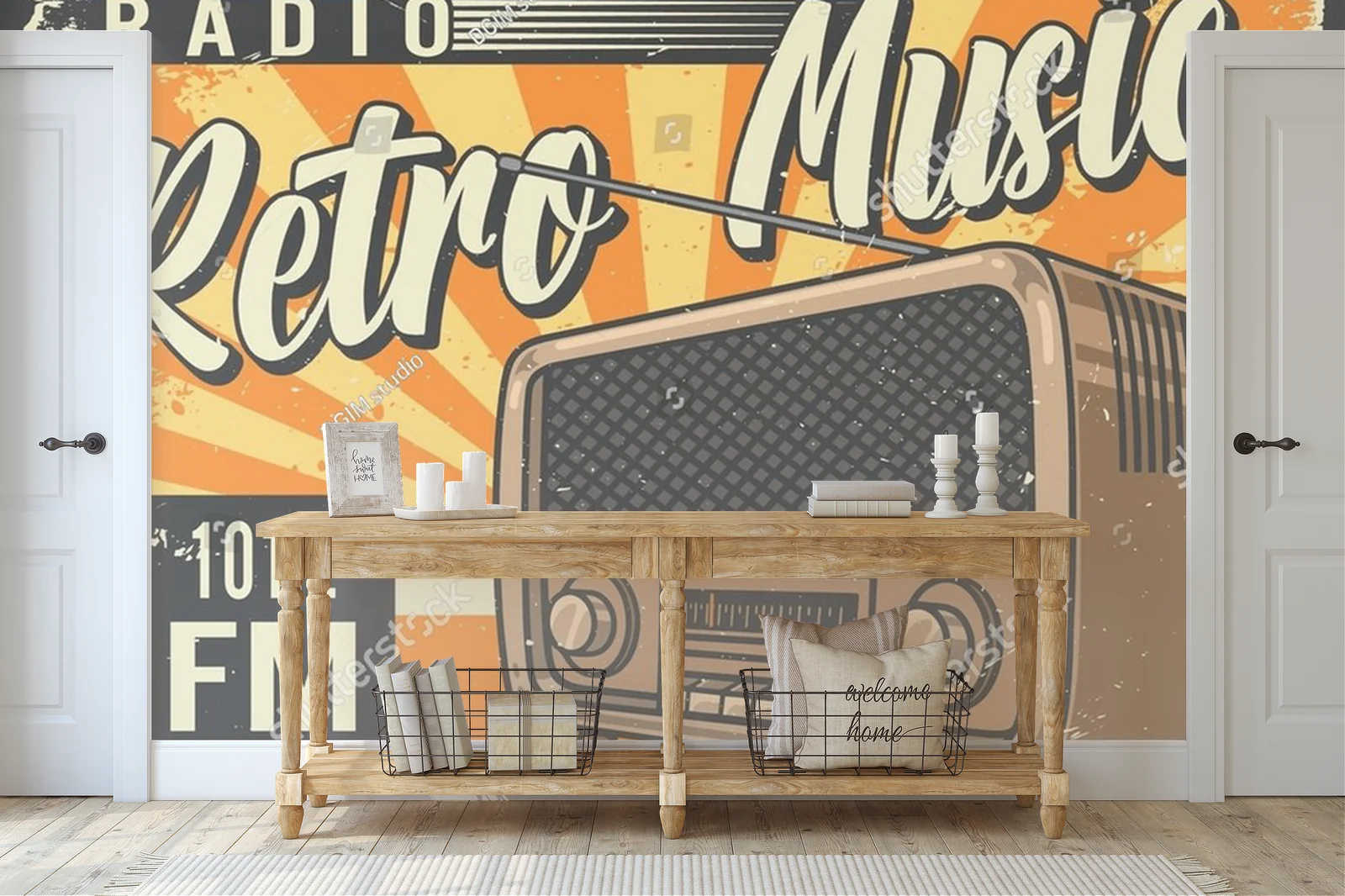 Kolorowe retro radio - nostalgiczne brzmienie lat 70.