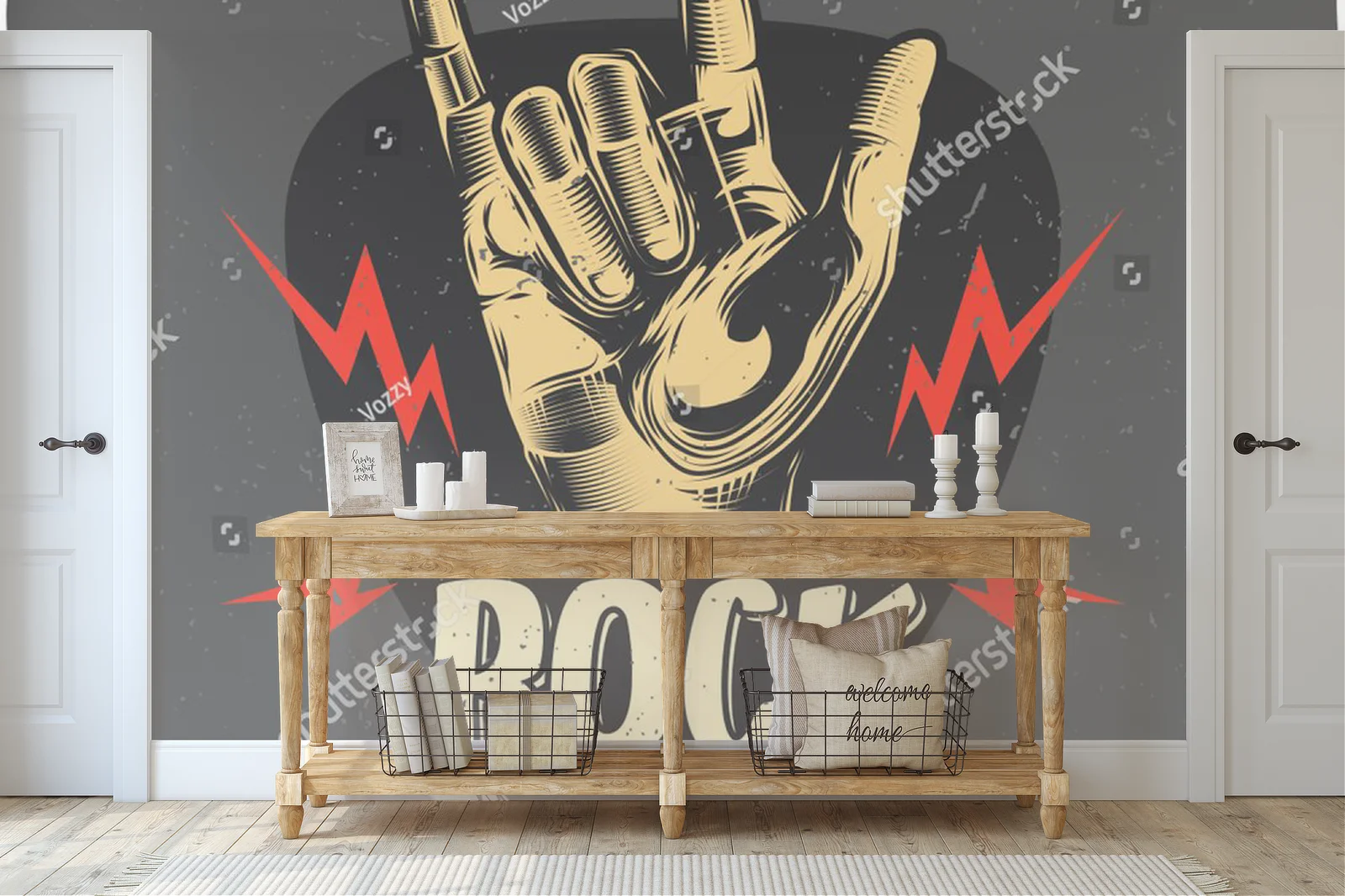 Urok retro rocka w artystycznej kompozycji