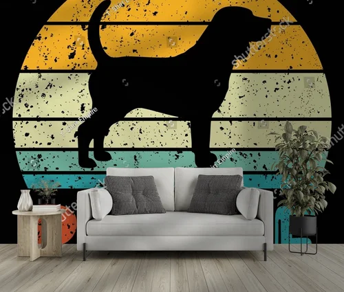 Beagle w stylu vintage - zmysłowy urok retro