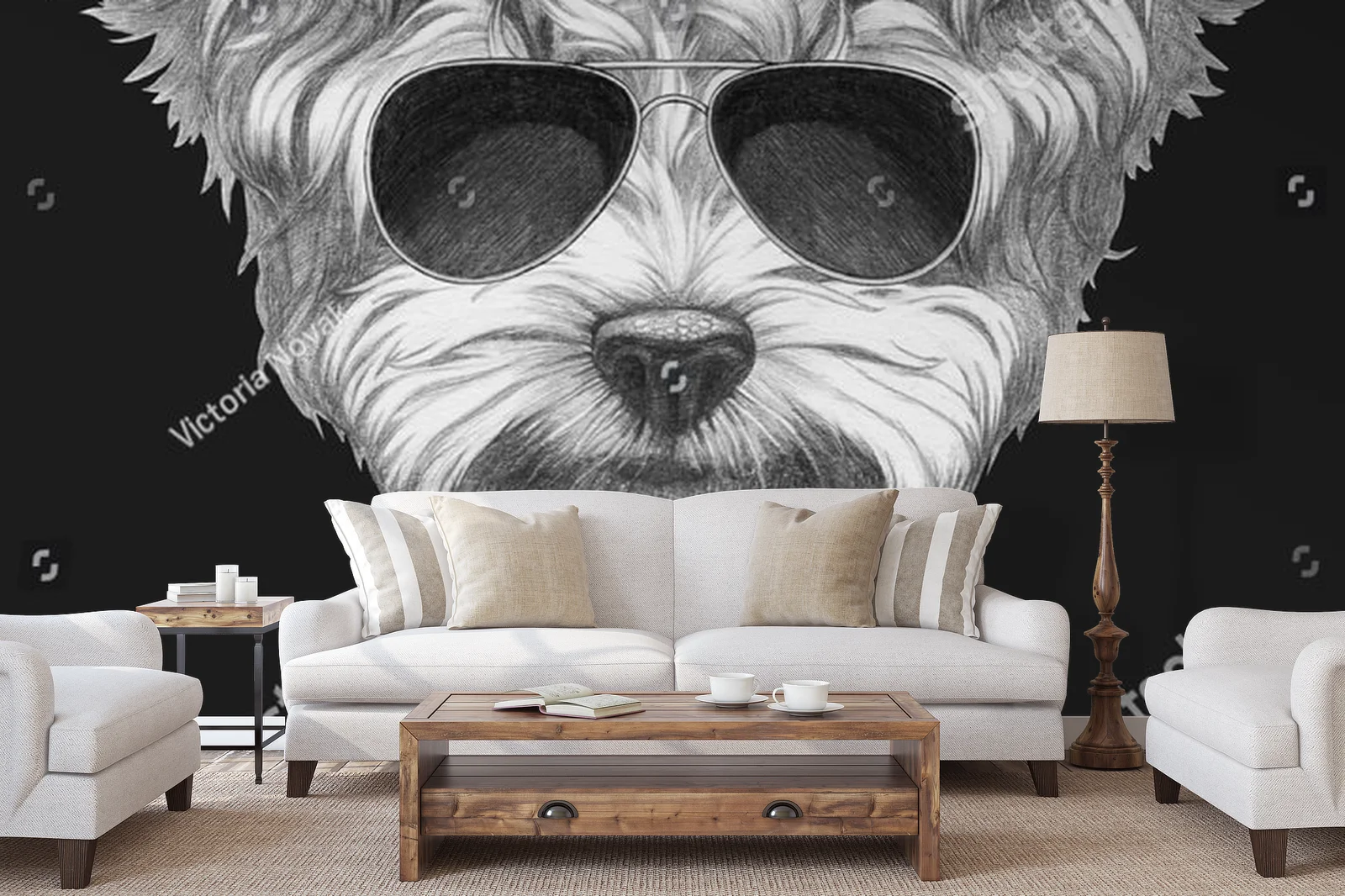 Elegancja Maltese w stylu retro