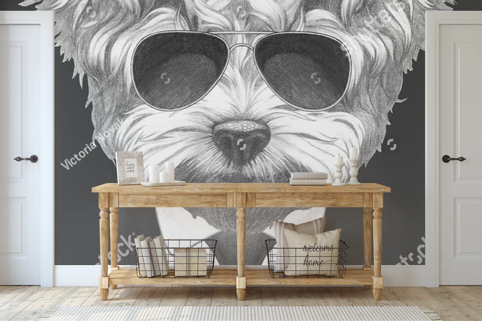 Elegancja Maltese w stylu retro