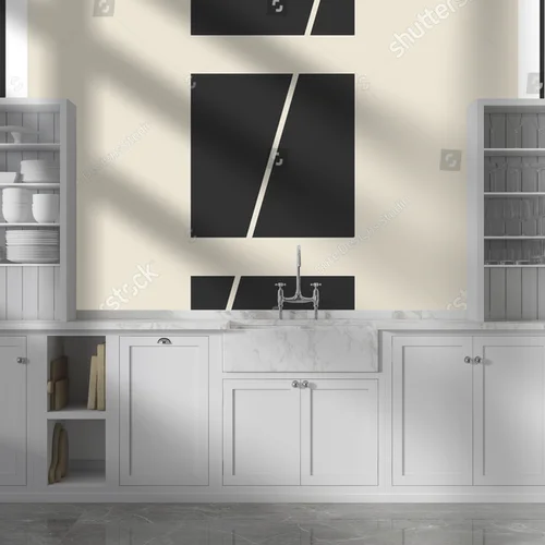 Geometryczne inspiracje w neutralnych odcieniach