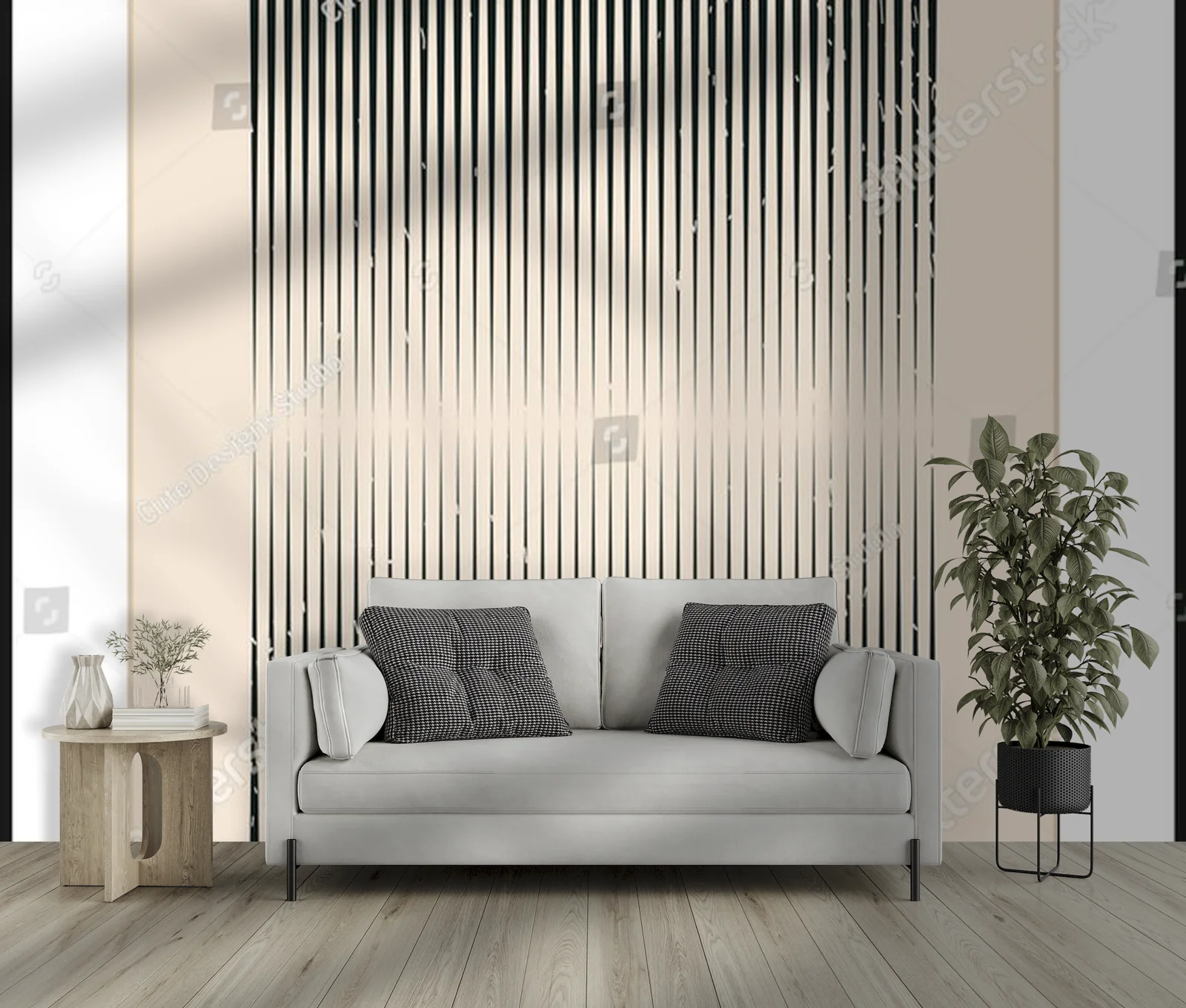 Klasyczne geometryczne kształty w minimalistycznym stylu