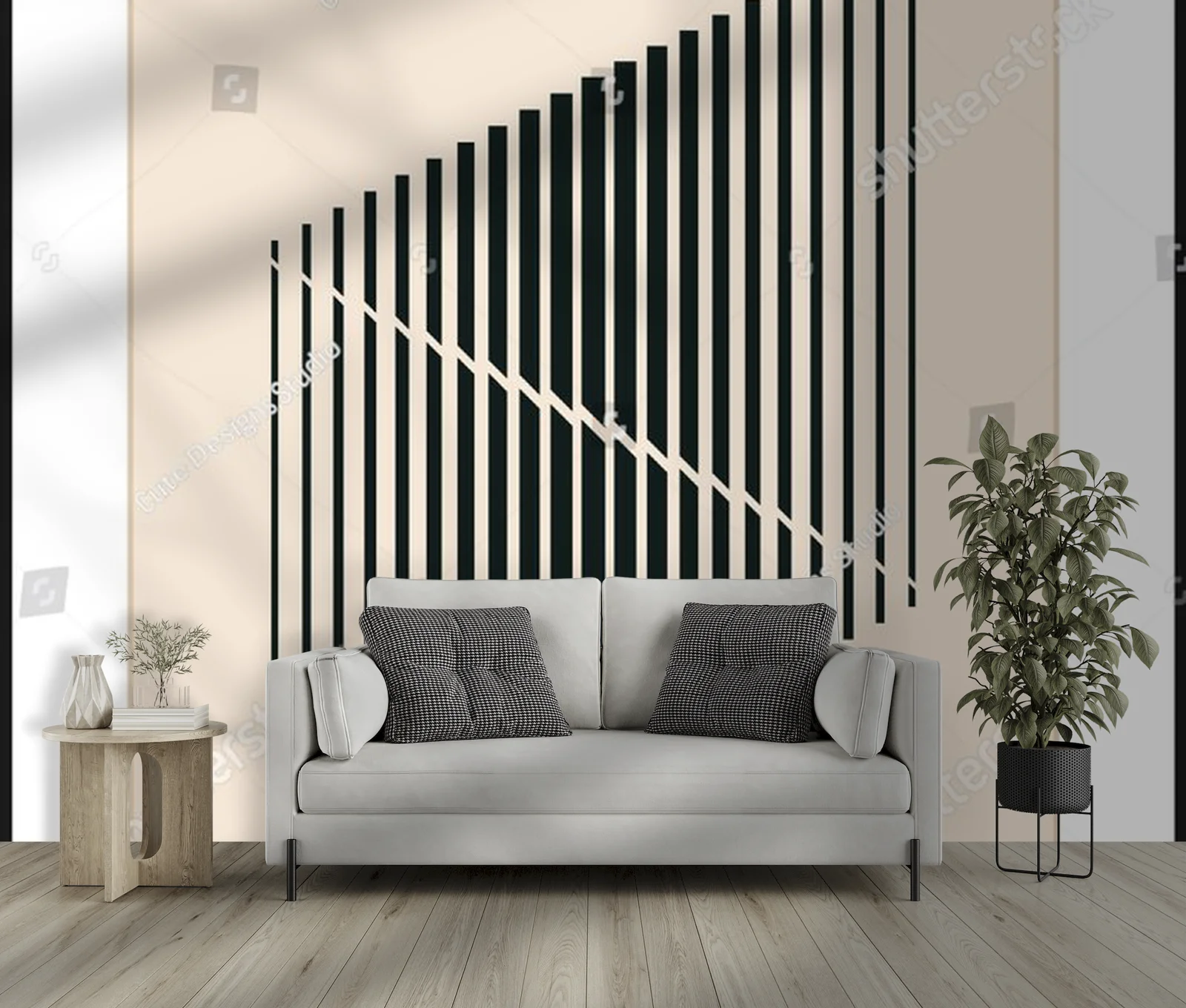 Geometryczne eksploracje w pastelowych odcieniach