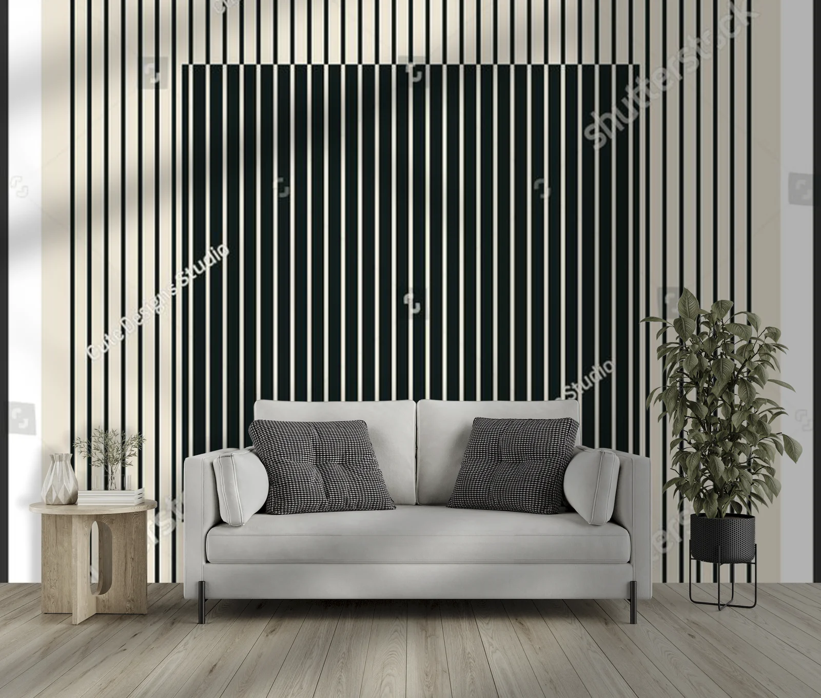Geometryczne kształty w minimalistycznym stylu