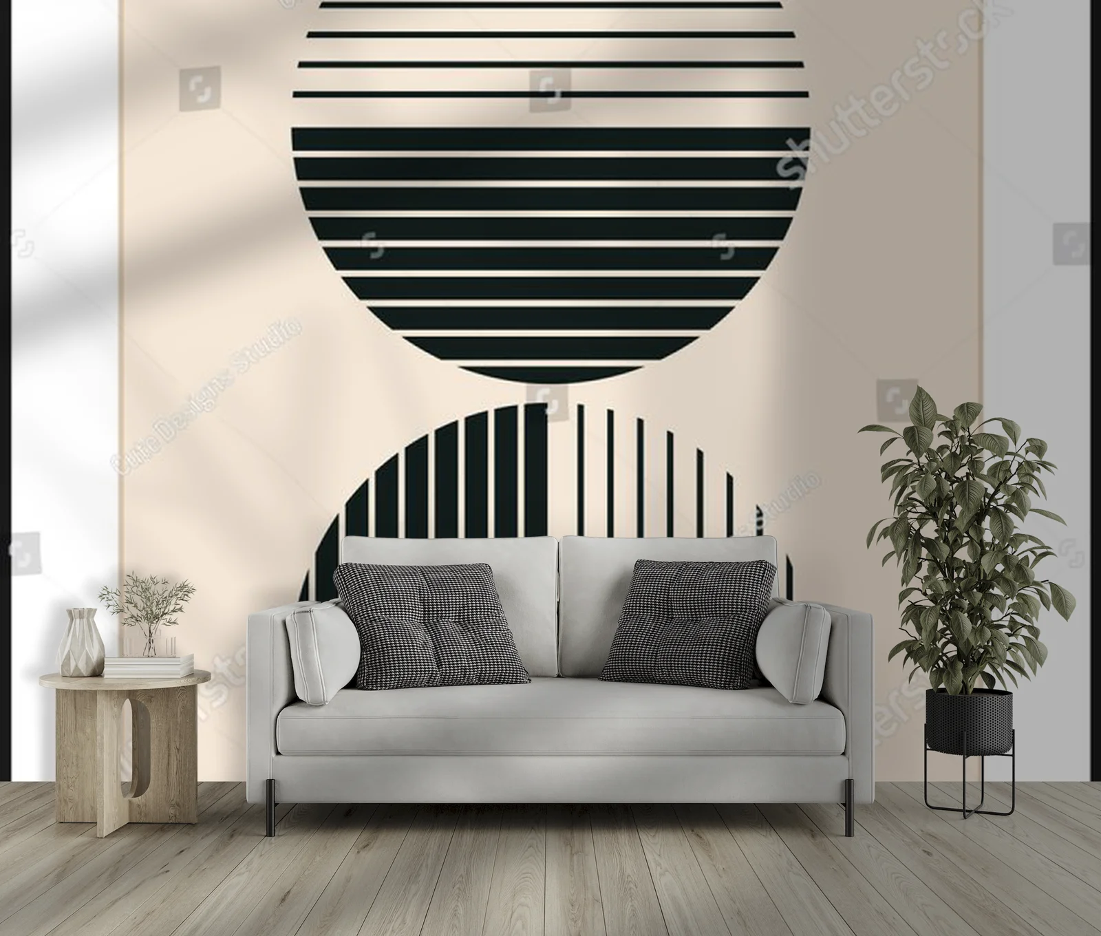 Geometryczna elegancja w odcieniach pastelek