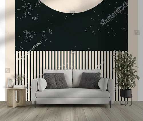 Geometryczne inspiracje w mrocznych barwach