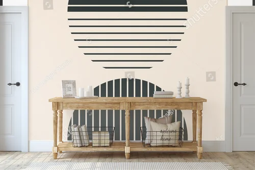Geometryczne inspiracje w ciepłych, skandynawskich odcieniach