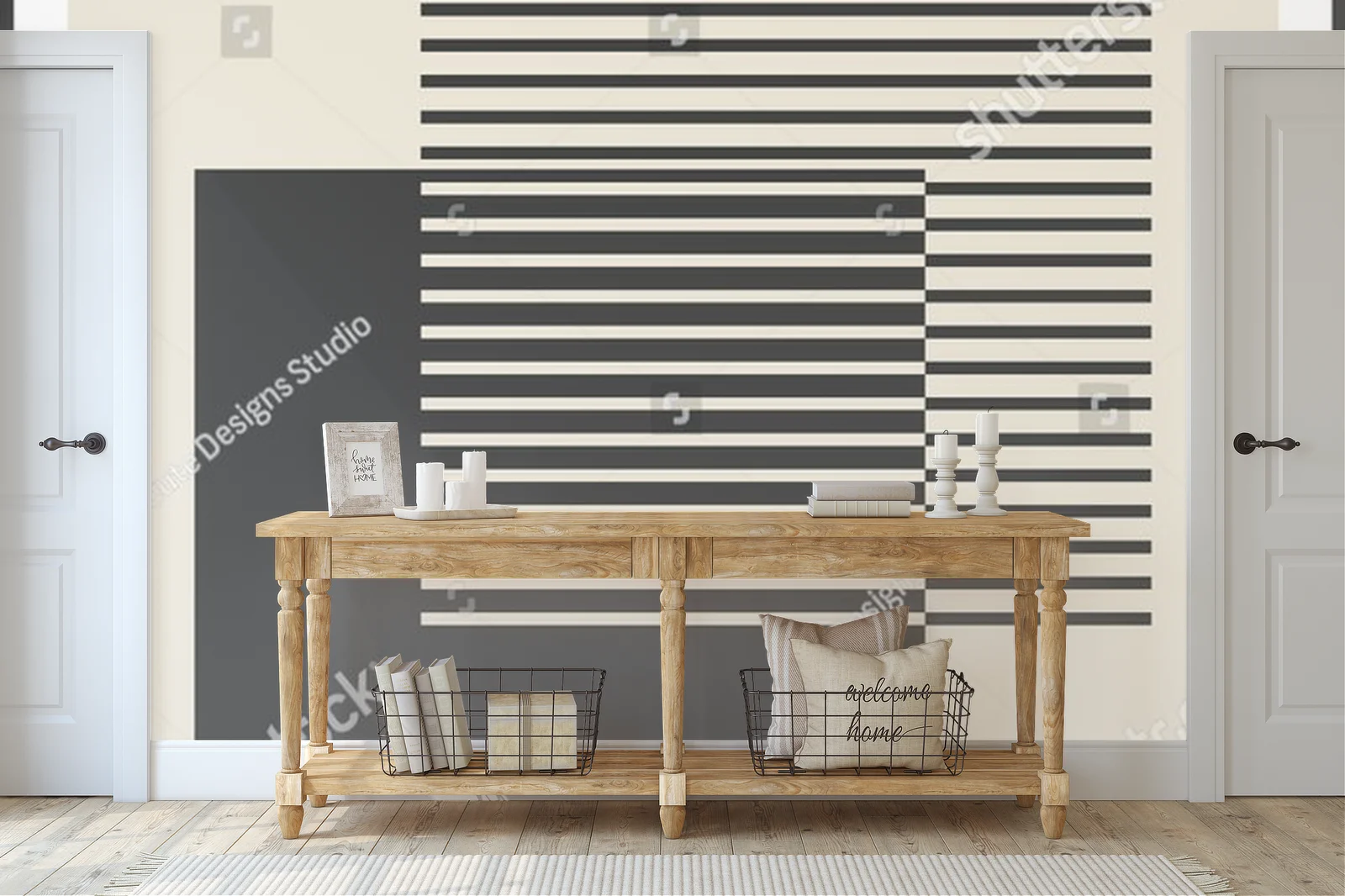Geometryczne harmonie w minimalistycznym stylu