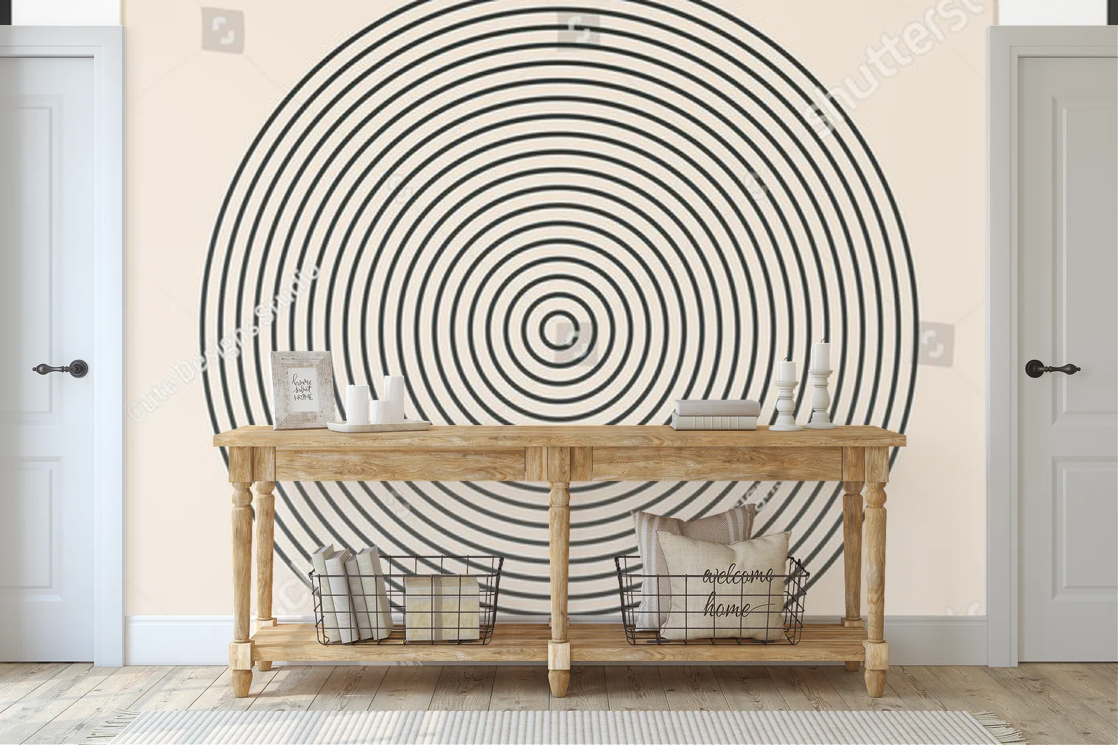 Geometria lat 20. w stylu hipsterskim