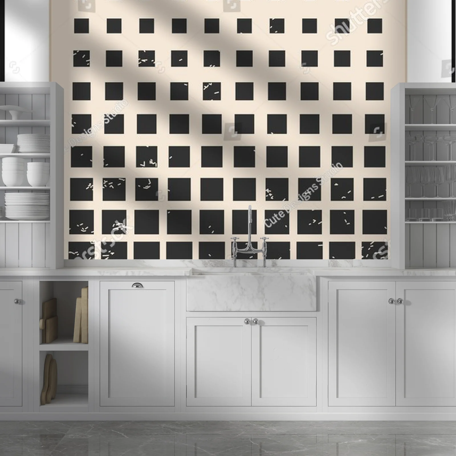 Geometryczna harmonia w minimalistycznej formie