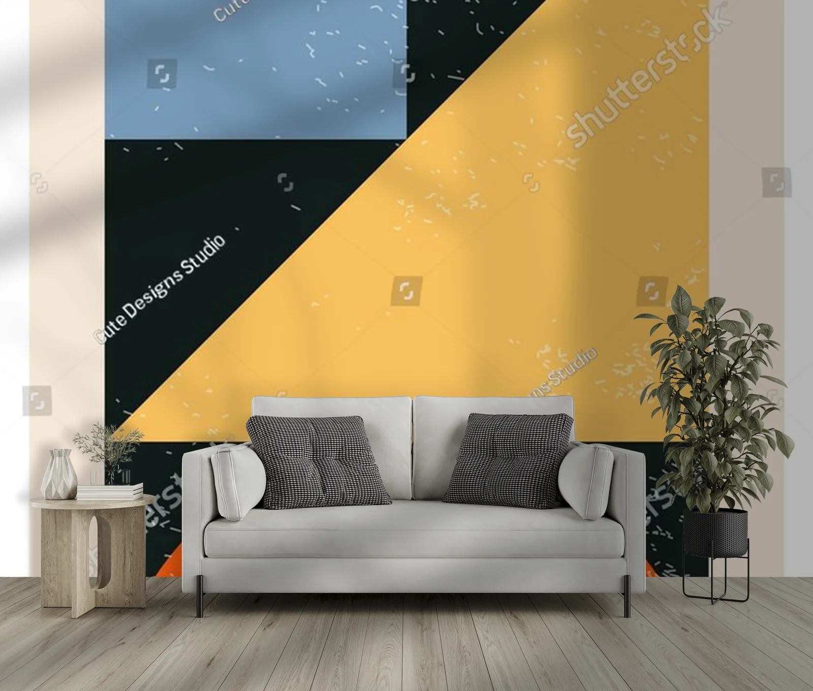 Geometryczne piękno w pastelowych odcieniach
