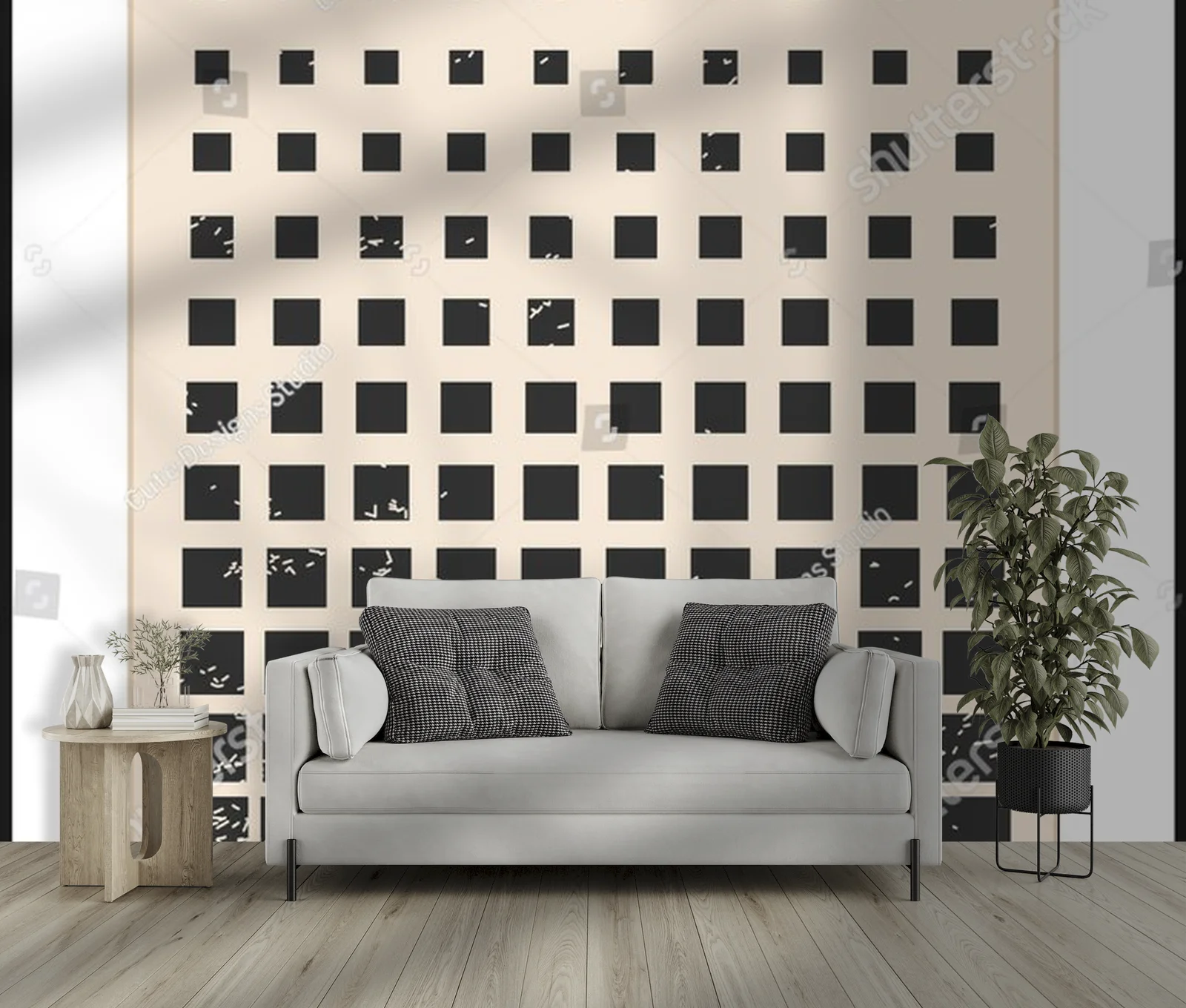 Geometryczna harmonia w minimalistycznej formie