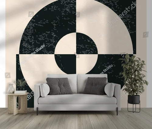 Nowoczesny plakat w geometrycznym stylu lat 20-tych
