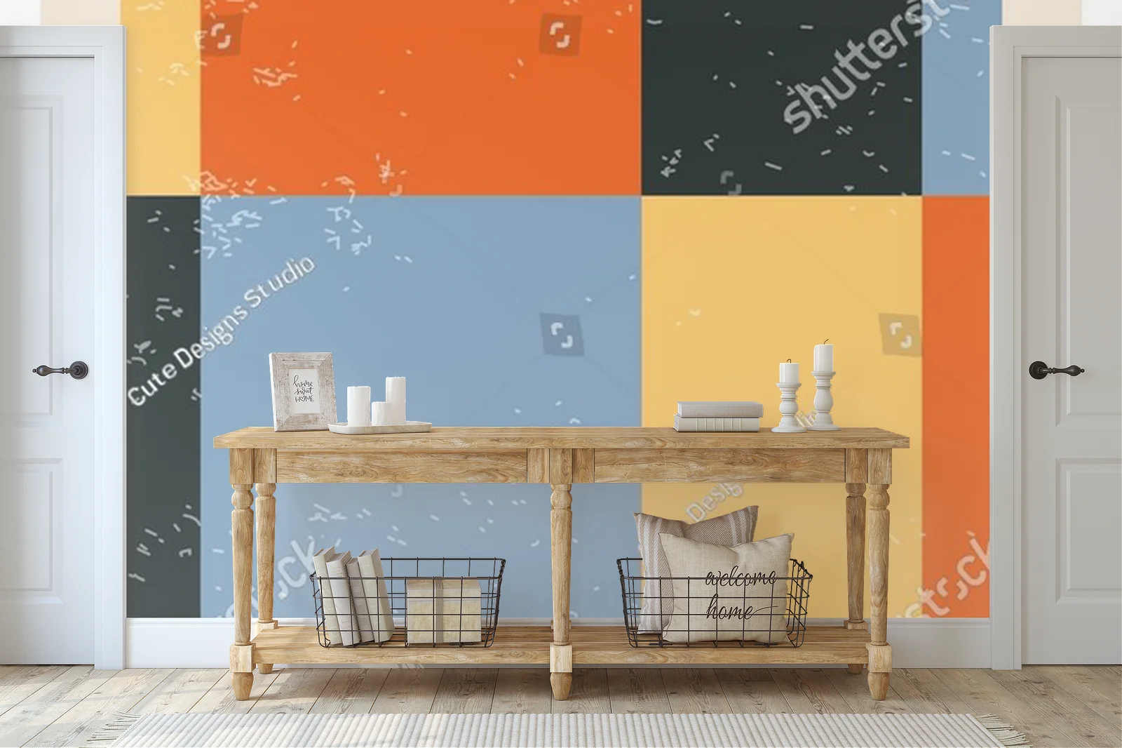 Geometryczne inspiracje w harmonijnej palecie