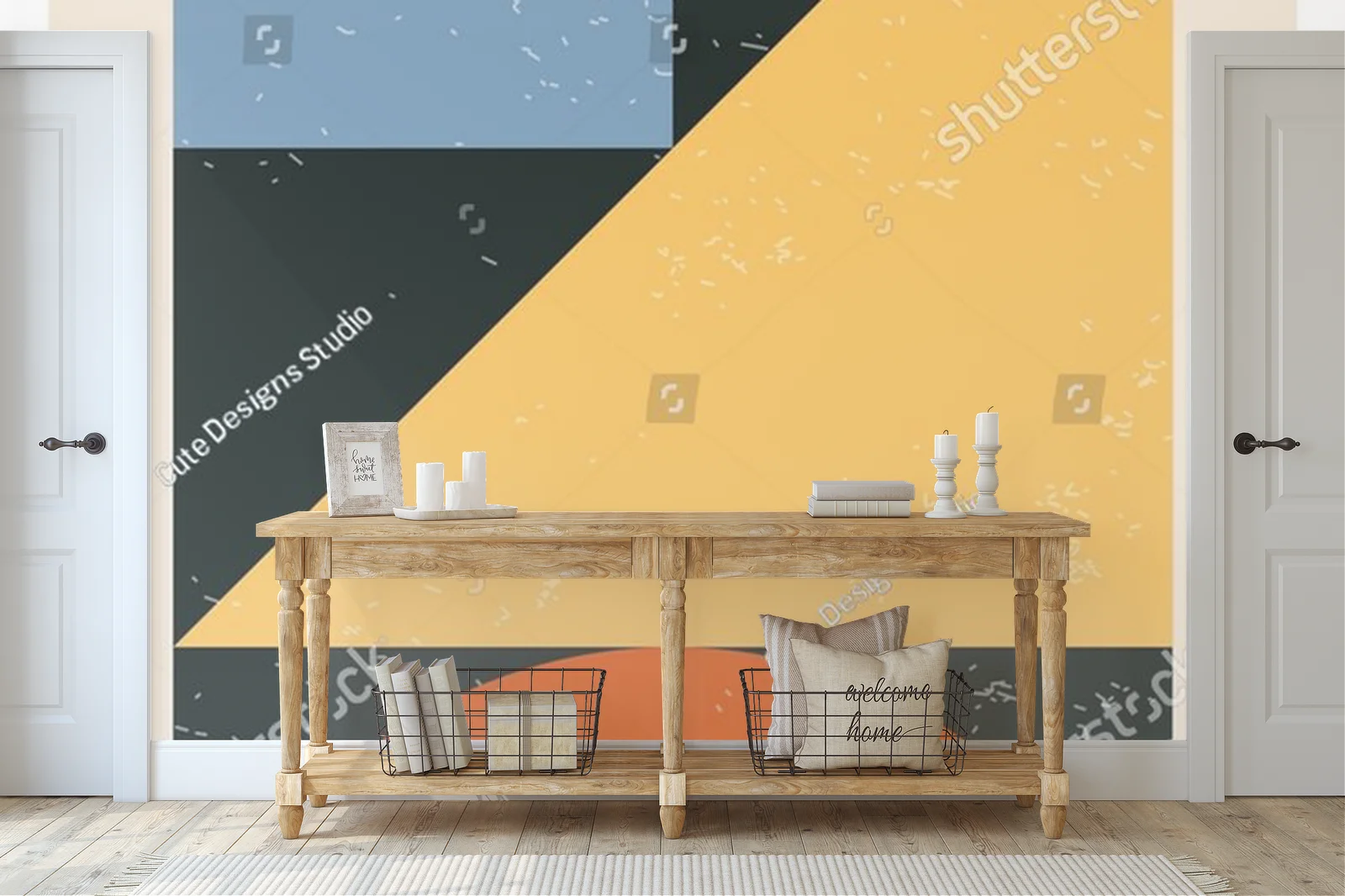 Geometryczne piękno w pastelowych odcieniach