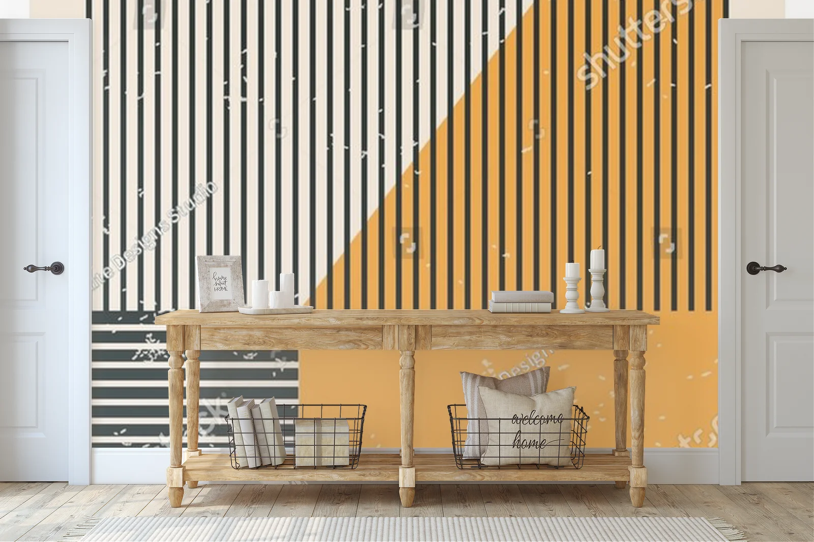Geometryczne kompozycje w subtelnych odcieniach