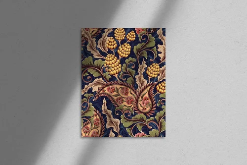 Wiktoriański wzór w eleganckich tonacjach