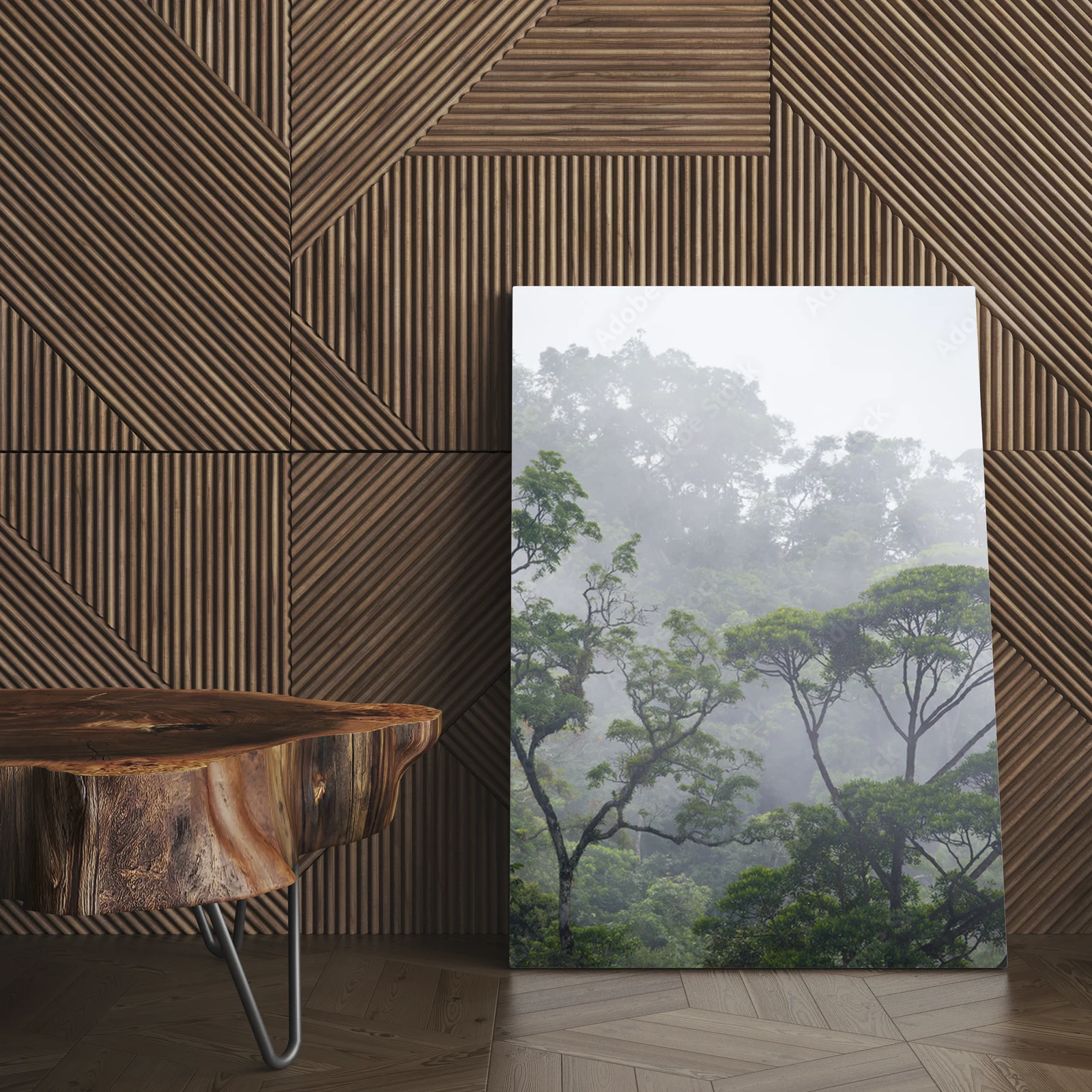 Misty Jungle - Zielony raj w odcieniach pastelowych