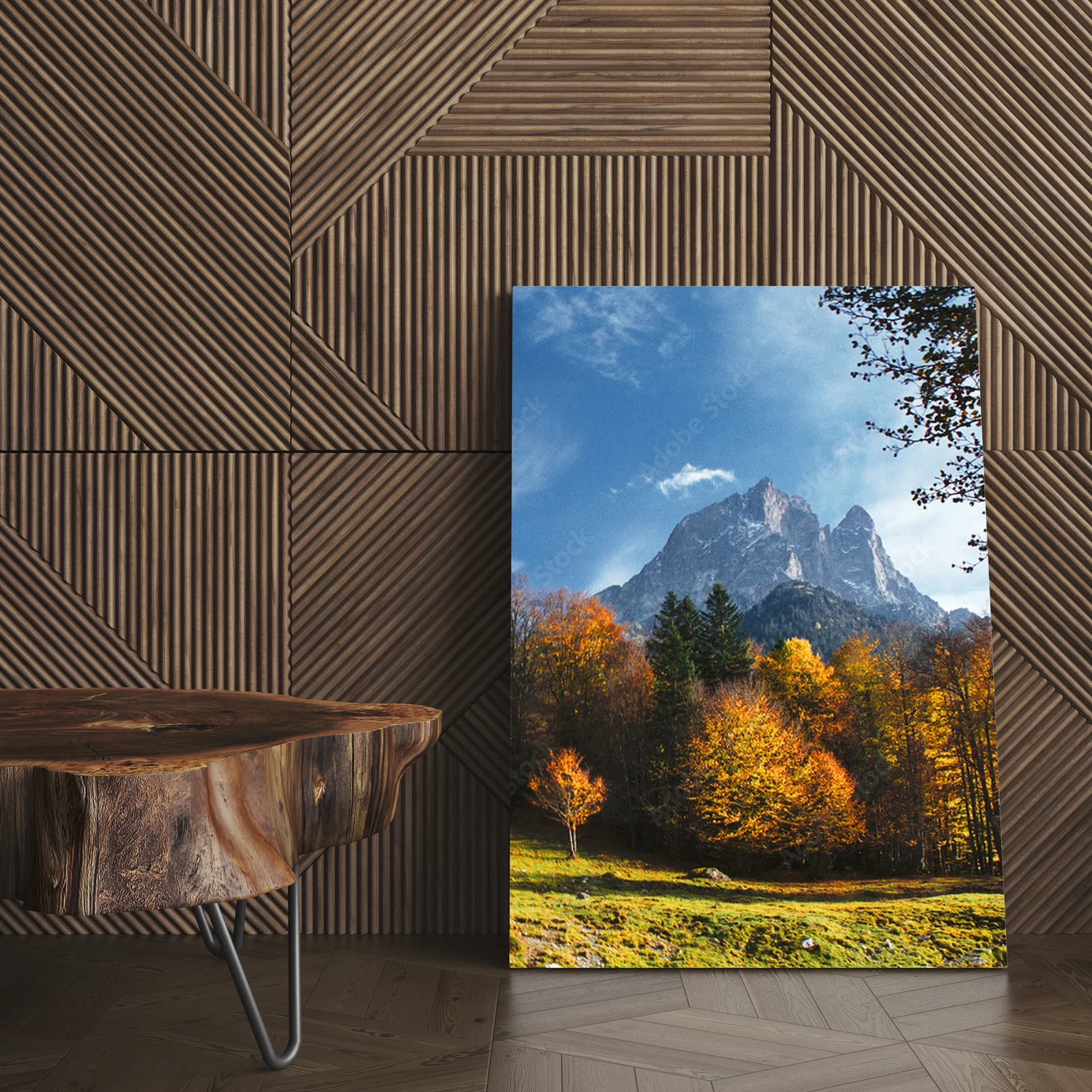 Autumnal pejzaż z leśnymi inspiracjami