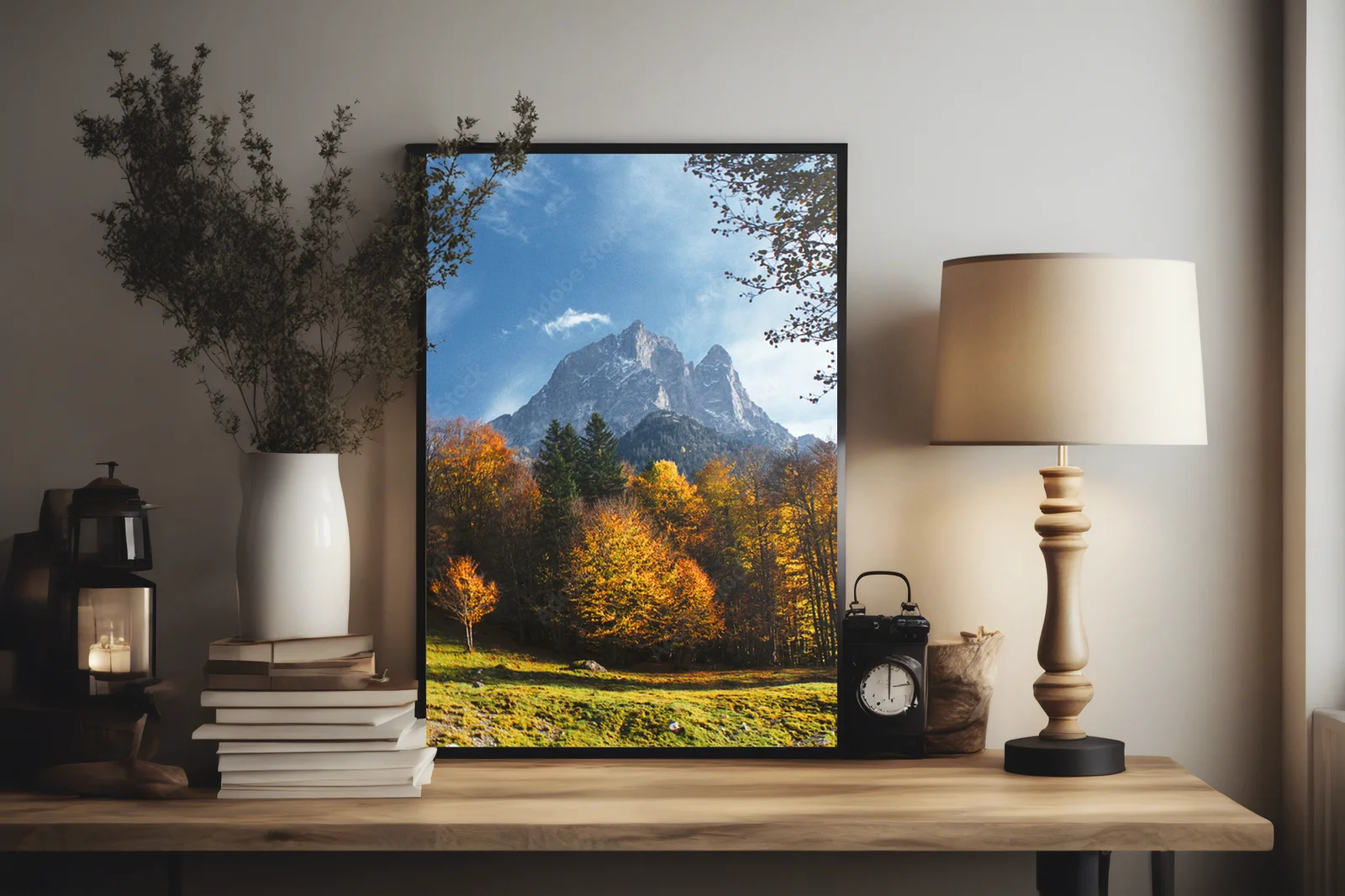 Autumnal pejzaż z leśnymi inspiracjami