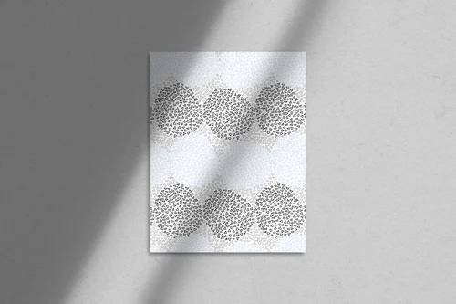 Elegancki i minimalistyczny wzór w odcieniach bieli
