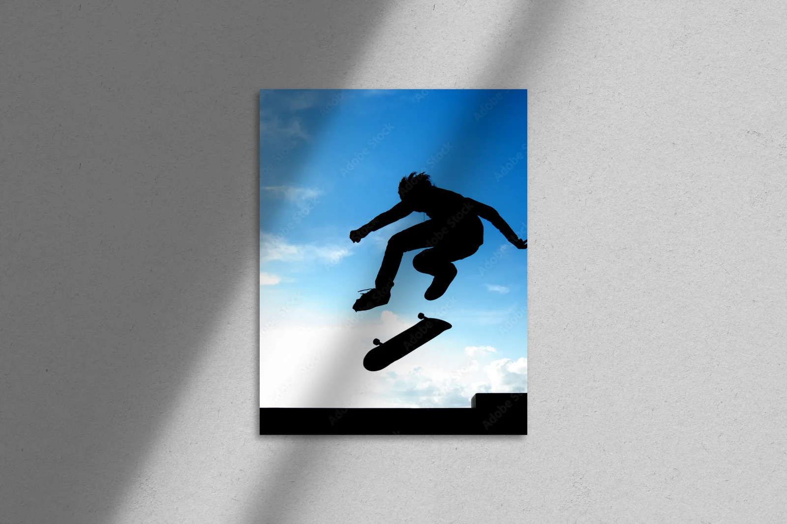Mroczne czary skaterów w miejskim stylu