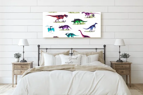 Zjawiskowe sylwetki dinozaurów w unikalnym stylu