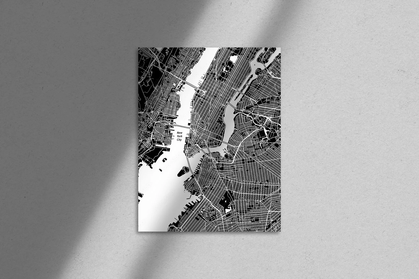 Miejski pejzaż w monochromatycznym stylu