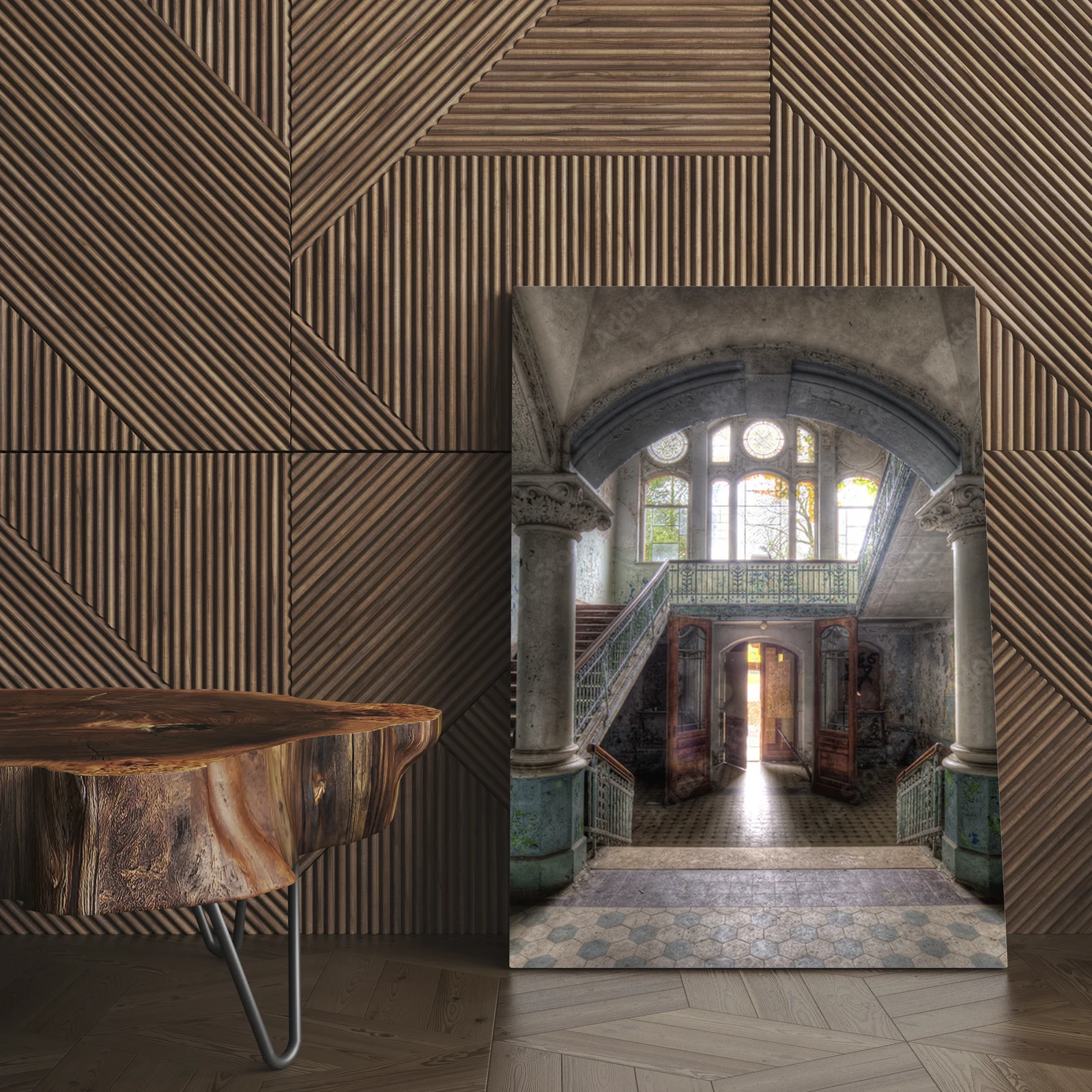 Harmonia starej architektury w delikatnych tonach