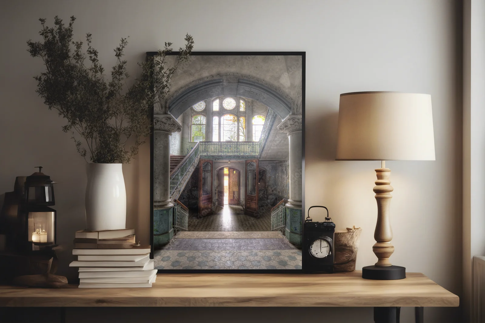 Harmonia starej architektury w delikatnych tonach
