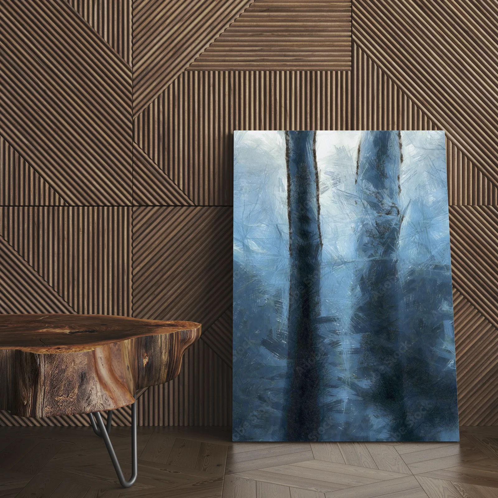 Misty las inspirowany tajemniczą naturą