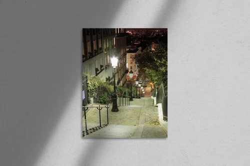 Romantyczny spacer po urokliwych schodach Montmartre