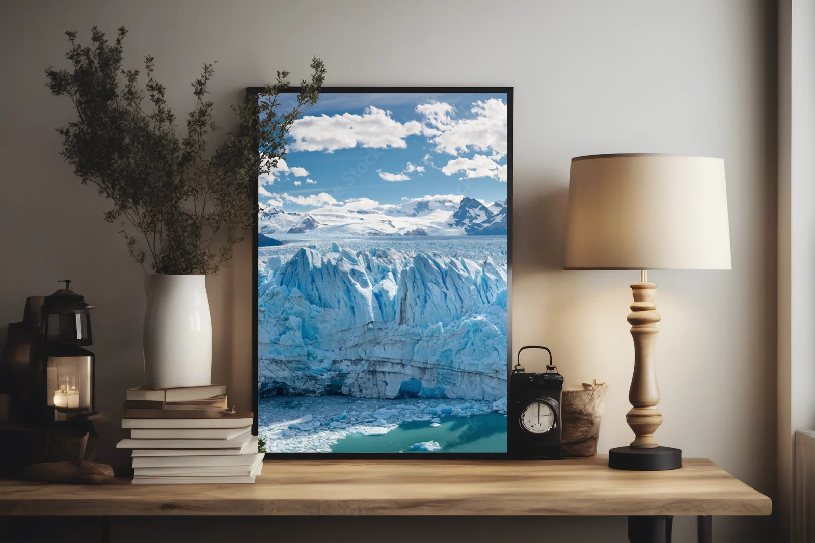 Panoramiczne ujęcie lodowca Perito Moreno